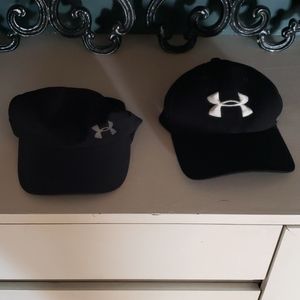 His and hers underarmor hats